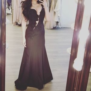 Black formal gown